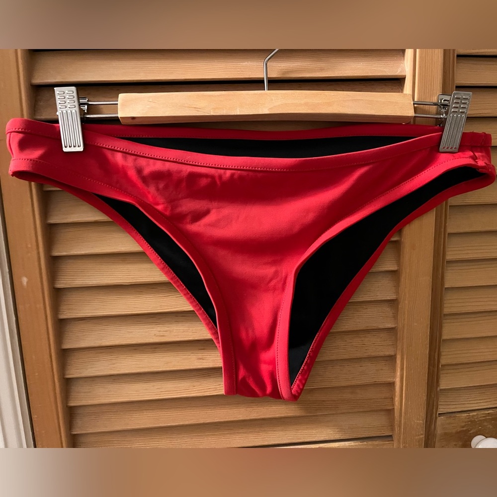 Blackmilk THE AWESOME RED VS BLACK BIKINI BOTTOM